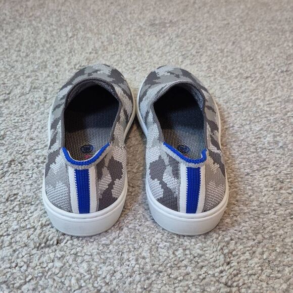 ROTHY’S Slip On Kid Size 3 Loafers Camo Gray Sneaker Shoes - Picture 5 of 6